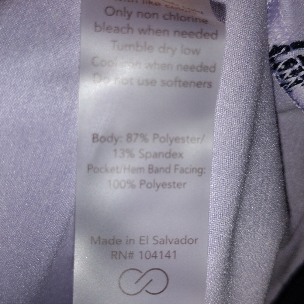 Purple Blue Long Sleeve Pullover Calia L - Picture 6 of 7